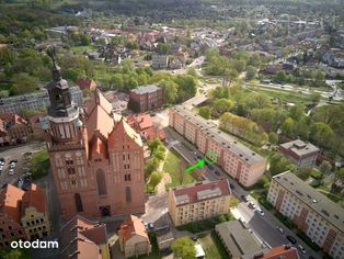 2 pokoje z balkonem na parterze ul. Krzywoustego