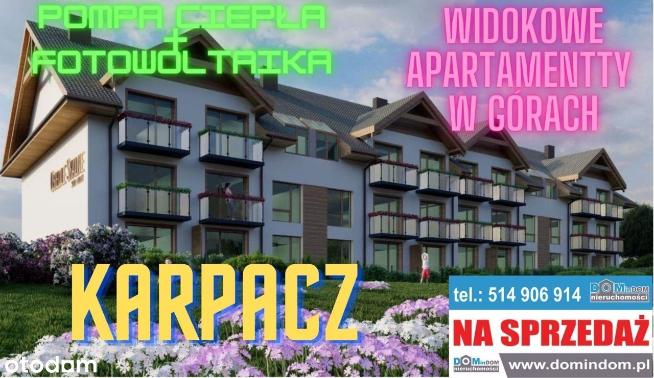 1 / 2 pokojowe, widokowe apartamenty w Karpaczu