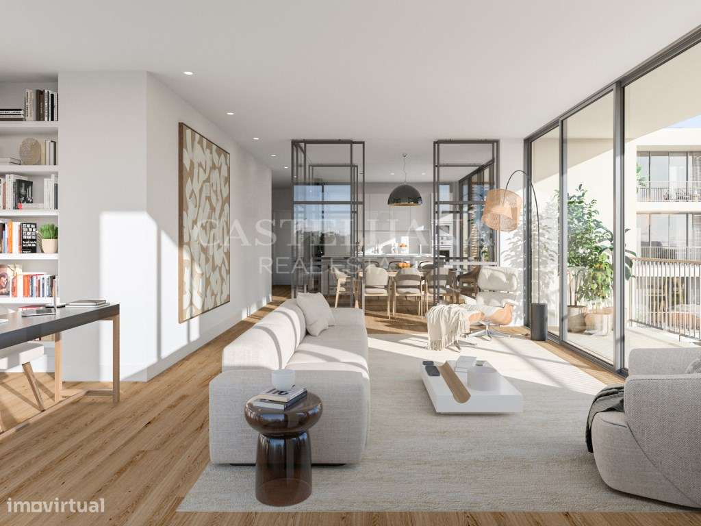 Apartamento T3 com varanda em novo empreendimento em Carnaxide - Grande imagem: 2/86