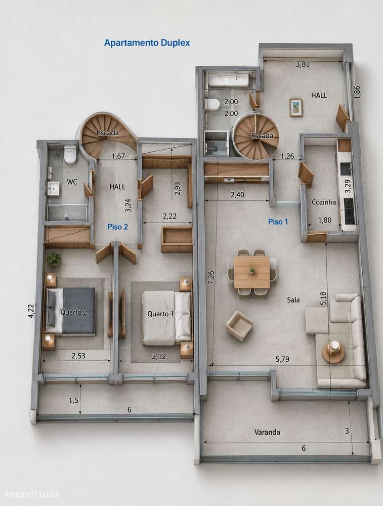 Apartamento T2 duplex com Vista Mar em Sesimbra, Setúbal-30