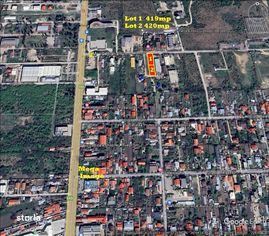 Teren 420 mp LOT 2 Central Otopeni str. Zborului la 200m statie Metrou