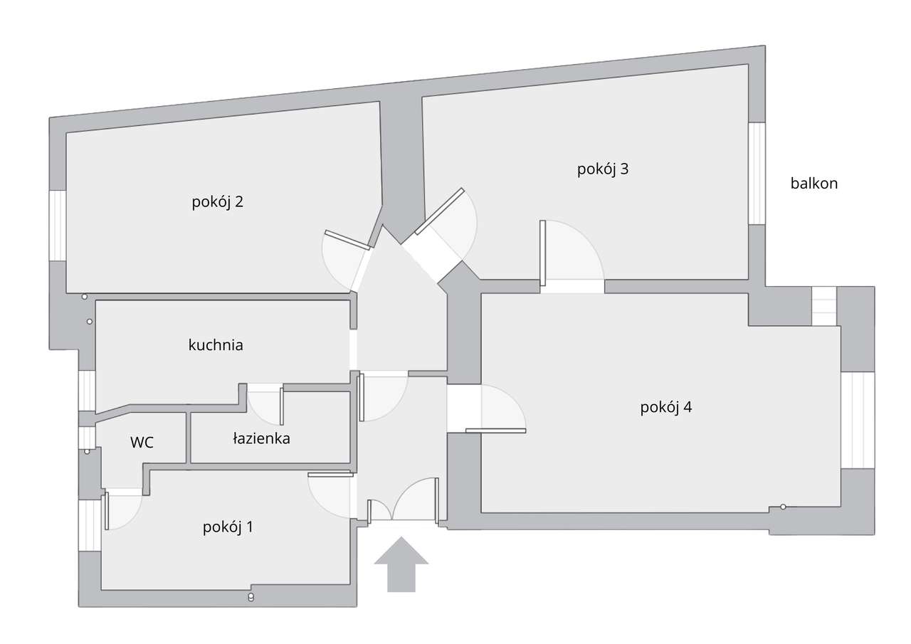 Przestronne 3-pokojowe mieszkanie | Wilda | Wierzbięcice 19-0