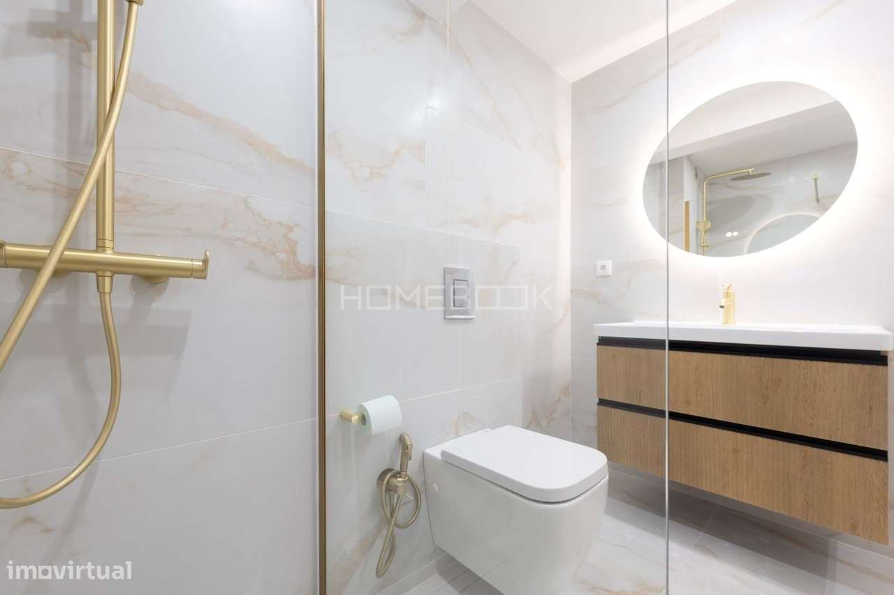 Apartamento T1 renovado em Santo Antonio da Caparica-11