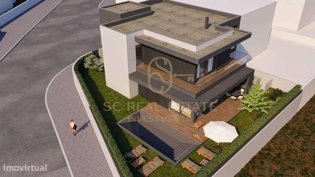 Terreno Gaveto Projeto Aprovado Moradia com Piscina-6