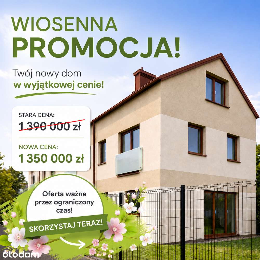 Nowoczesny dom - 191,5 m² z garażem i dużą działką | Sulejówek