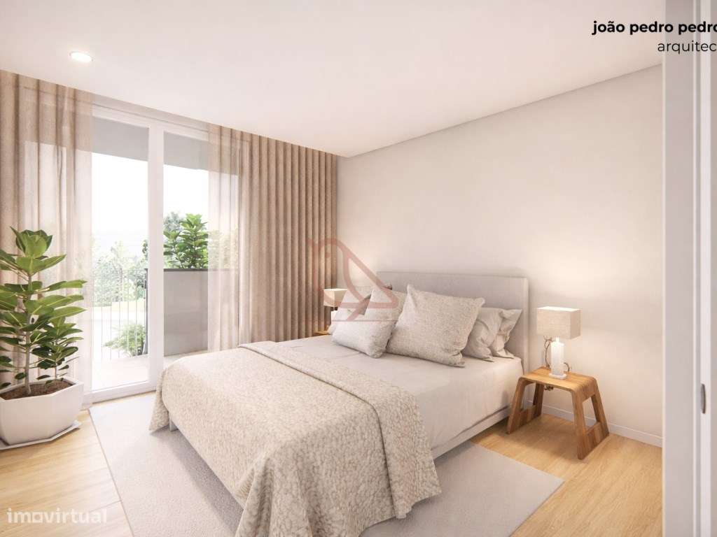 Apartamento T2 / Condomínio Fechado com Piscina / Fátima-20