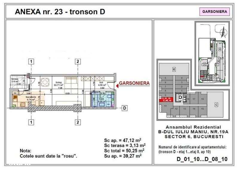 Cesionare garsoniera Smart Residence Lujerului - langa Exigent