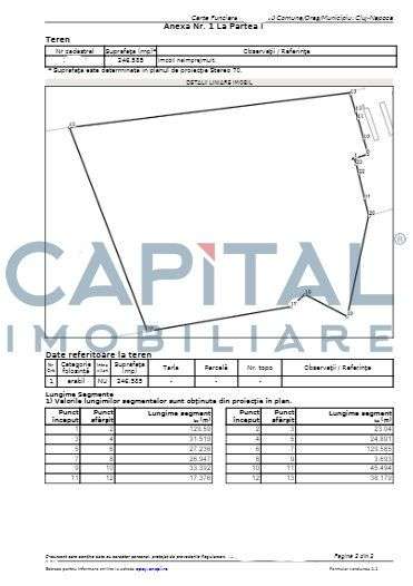 COMISION 0! Teren de vanzare  la 15 km de Cluj Napoca - Imagine principală: 2/2