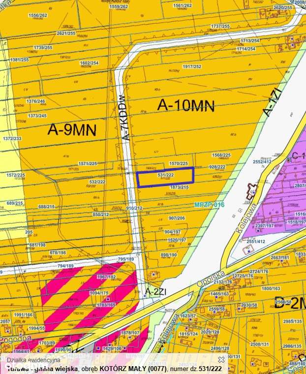 Działka budowlana w Kotorzu Małym - Pełny obrazek: 5/5