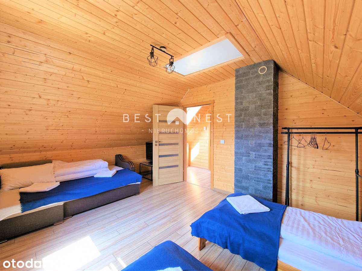 Dom z drewna z dużą, widokową działką Nowa Cena-5