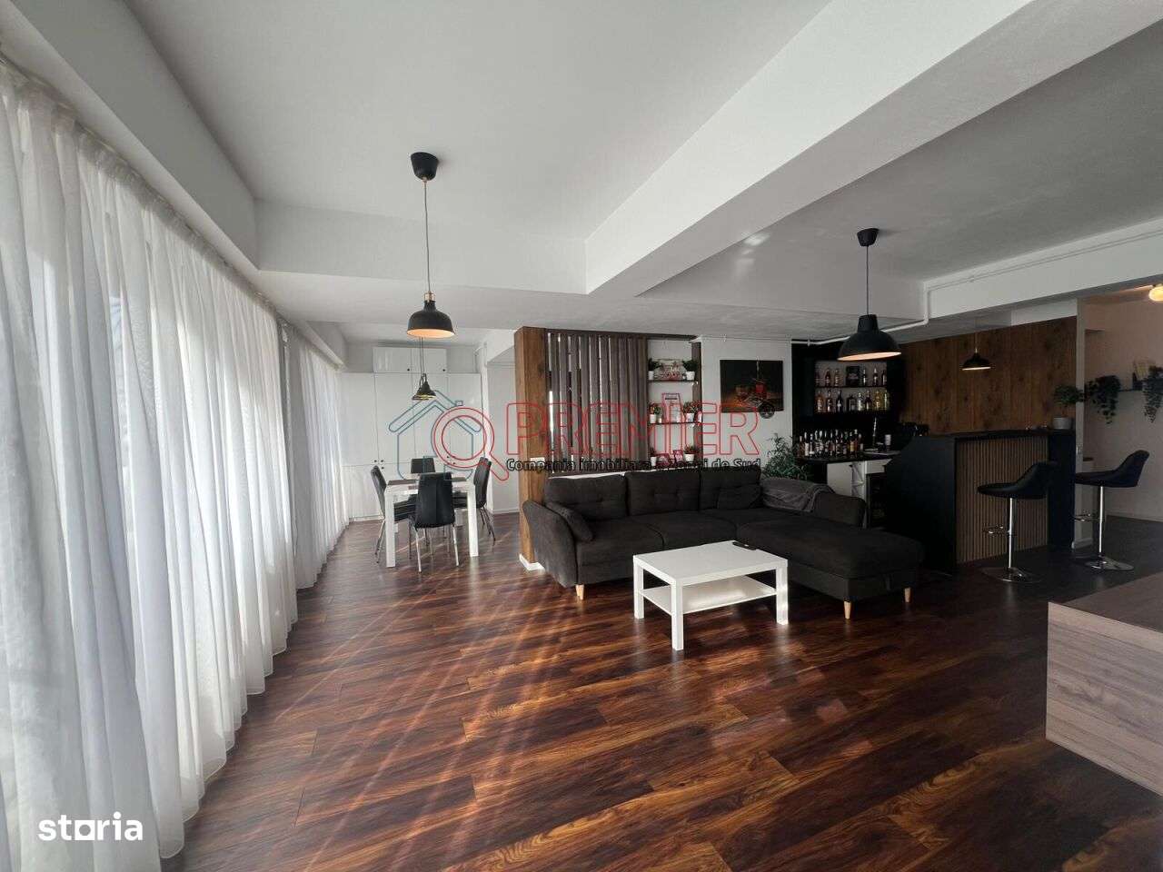 Penthouse Exclusivist | 105 mp + 200 mp Terase | Piața Sudului - Imagine principală: 3/20