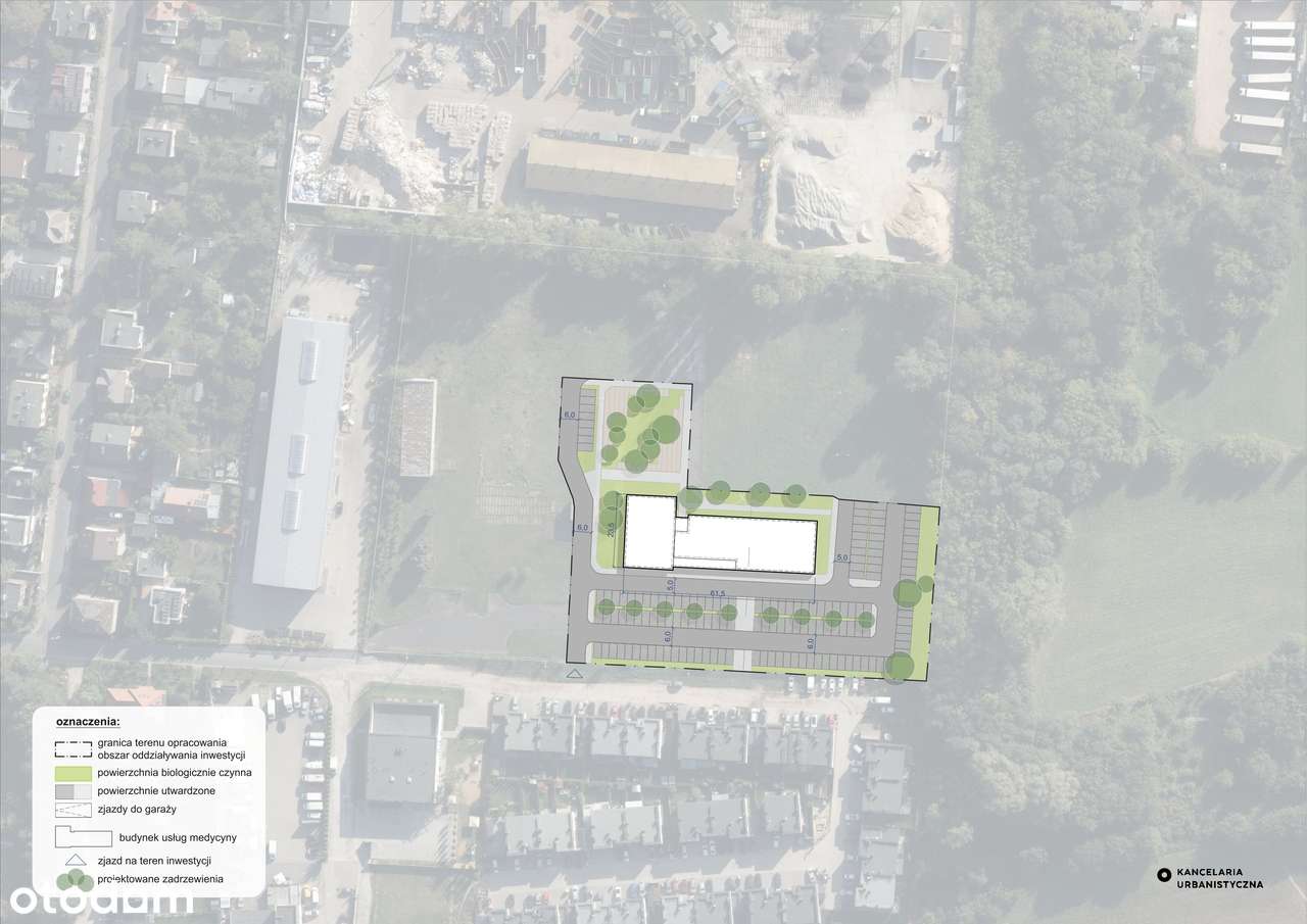 Sprzedaż części terenu inwestycyjnego pod USŁUGI I CENTRUM MEDYCZNE-2