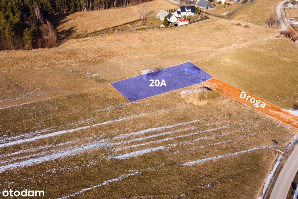 Zacznij budowę w miejscu z widokiem – działka 20a w Lipowe-1