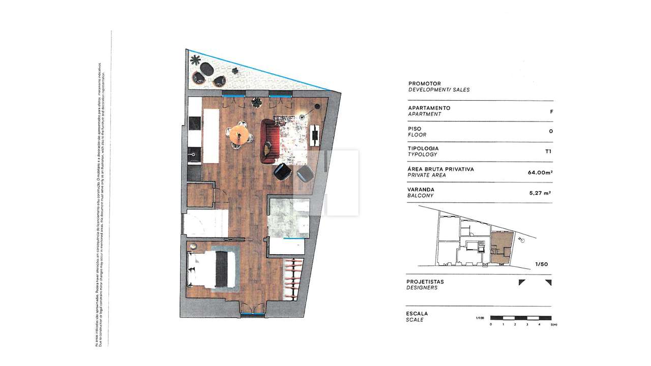 Apartamento T2 DUPLEX - Grande imagem: 4/17