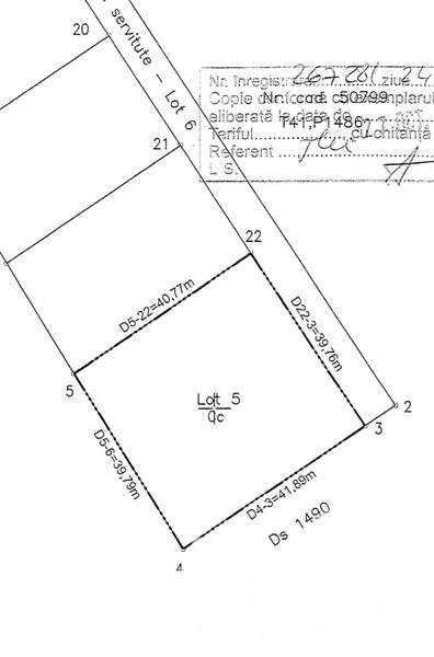 Teren intravilan 1643mp Cernica 8min Pallady ,acces facil A2/A0 - Imagine principală: 4/5
