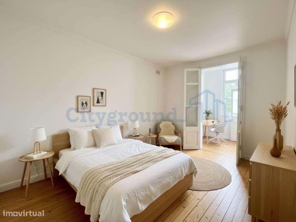 Apartamento T2 com varanda e vista de cidade - totalmente renovado - Grande imagem: 4/14