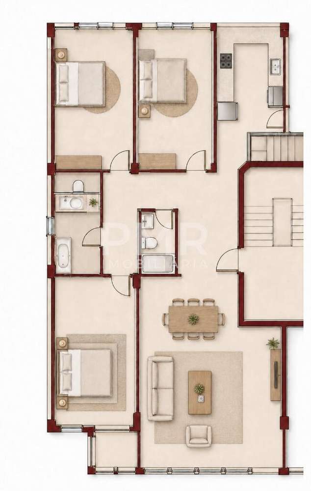 Apartamento T3 em Benfica-17
