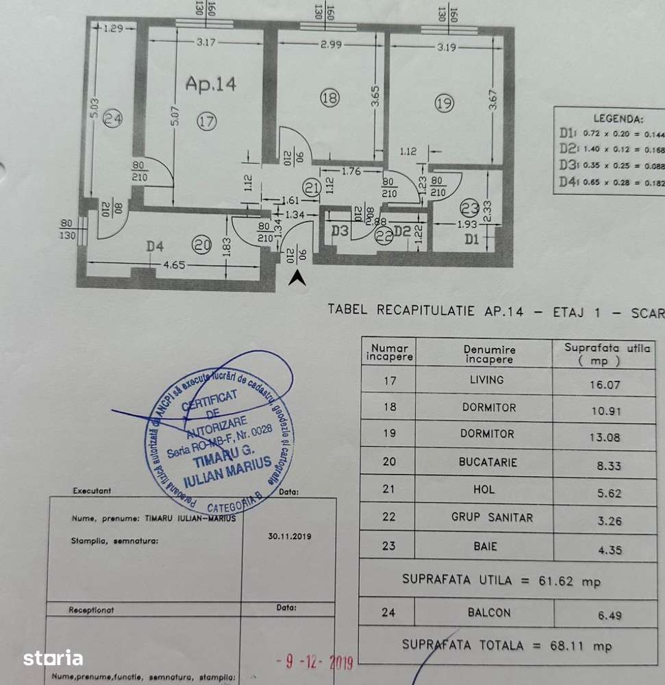 Chiajna Apartament 3 camere 69 mp  în Militari Residence-16