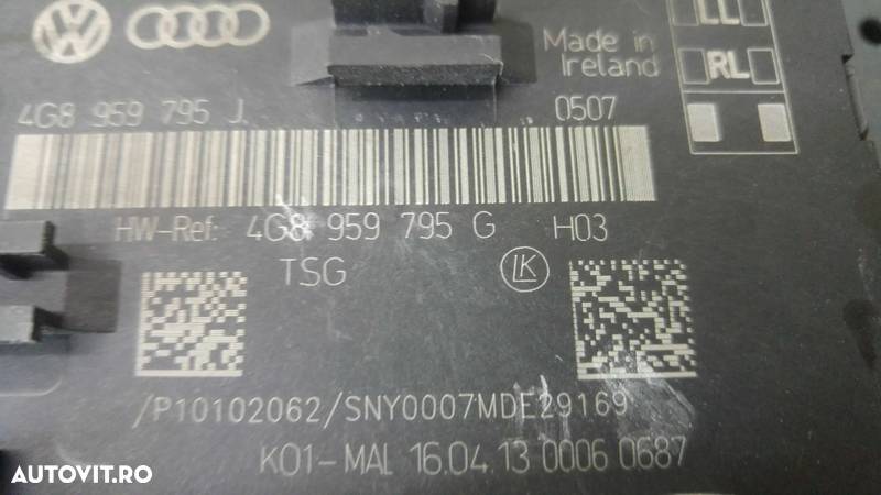 Modul calculator usa dreapta spate audi a6 c7 4g 4g8959795g - 3