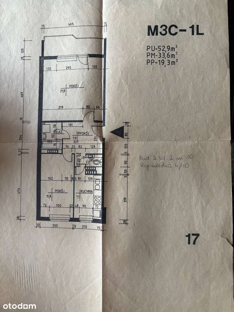 Zadbane M2 na Grunwaldzie, balkon, odrębna kuchnia-17