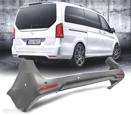 PARA-CHOQUE TRASEIRO PARA MERCEDES VITO W447 14-19 LOOK AMG PDCT - 1