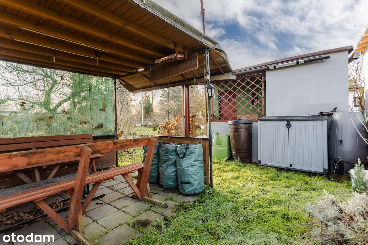 Działka ROD z DOMKIEM CAŁOROCZNYM i wjazdem na działkę samochodem-11