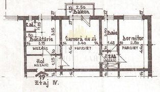 Apartament 2 camere confort I zona Girocului- neamenajat