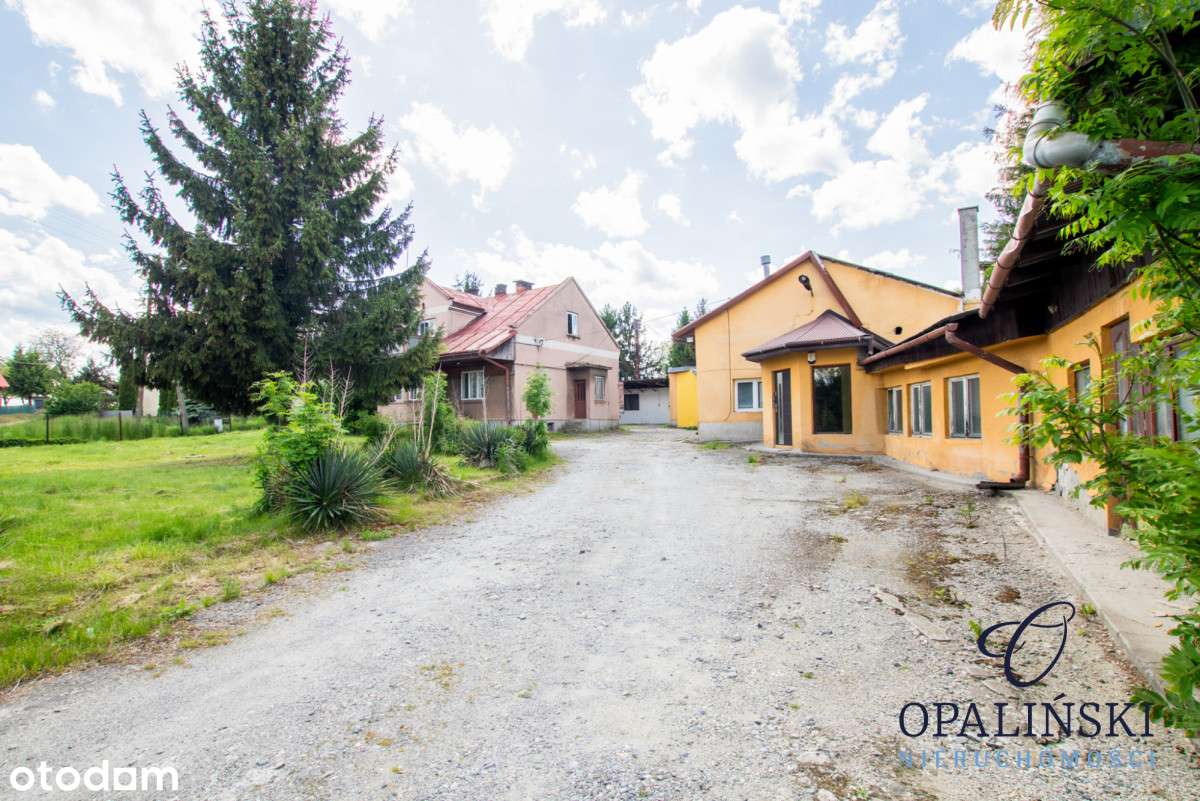 Dom | budynki usługowo produkcyjne | działka 36ar-1