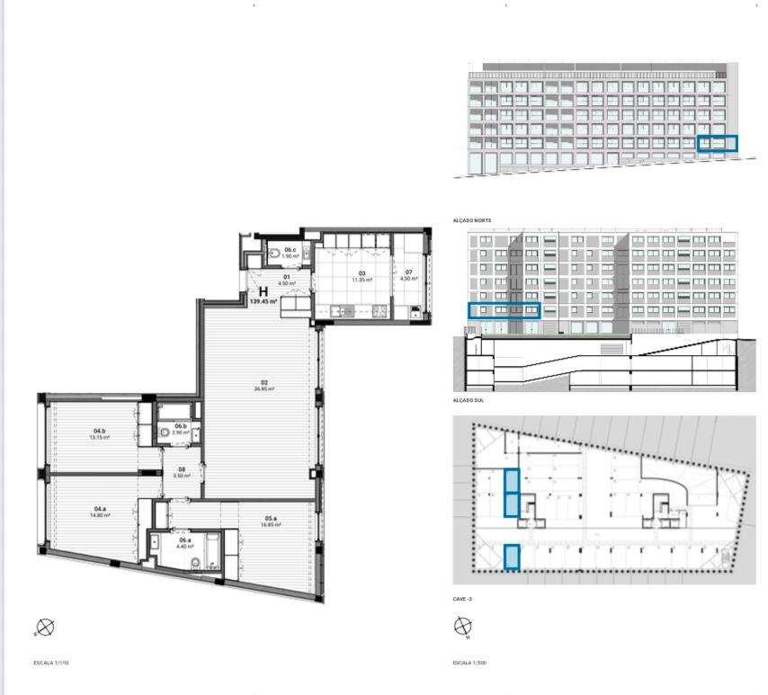 T3 Novo em Condomínio com Jardim, 3 Garagens, Permuta Possível-23
