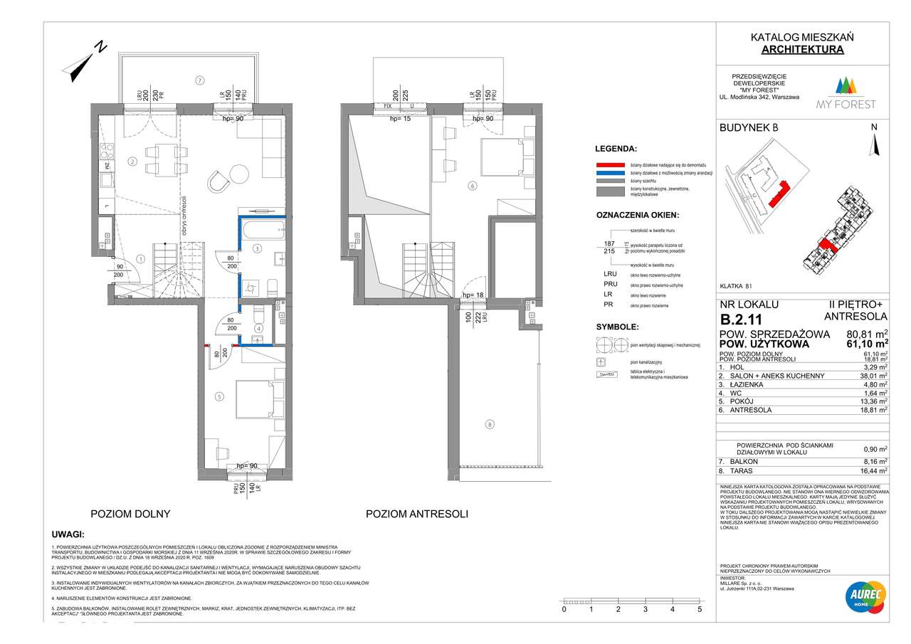 My Forest | mieszkanie 3-pok. | B.2.11 - Pełny obrazek: 2/7
