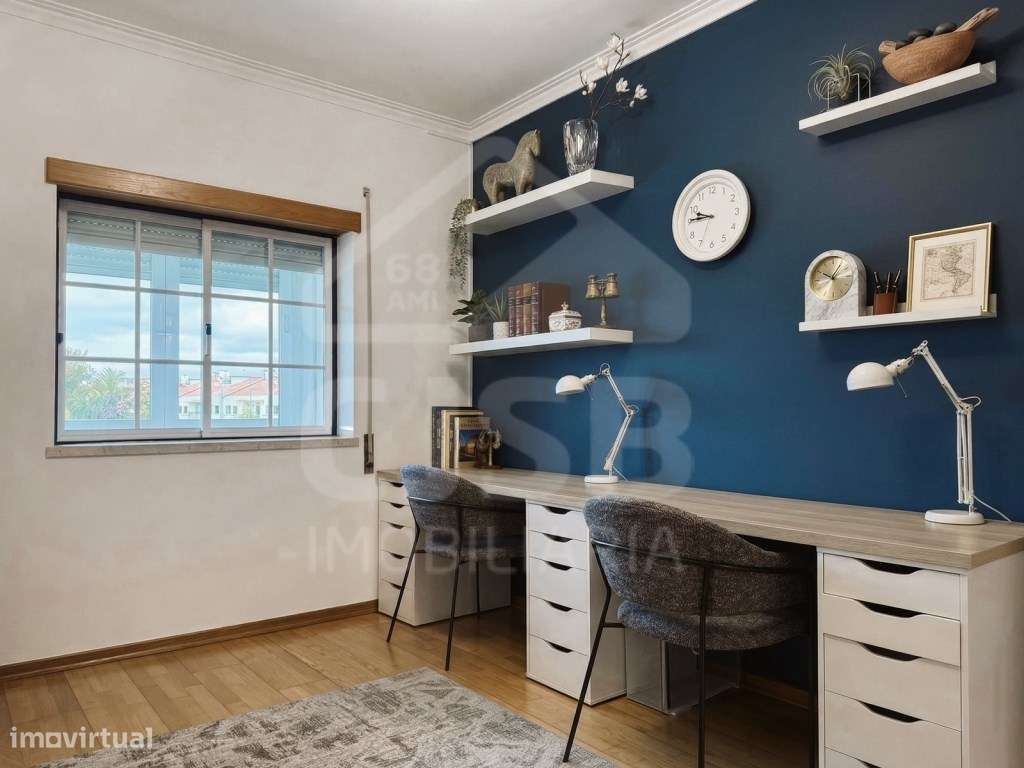 Apartamento T3 em Samora Correia-14