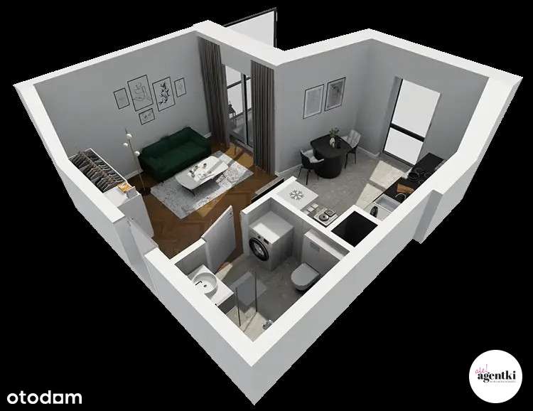 Kawalerka w sercu Gdańska - tuż nad Motławą-1