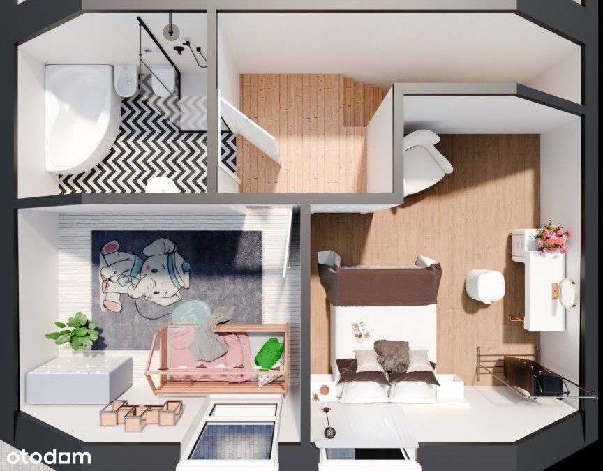 80 m2 z ogrodem i kanalizacją, Super okolica-11