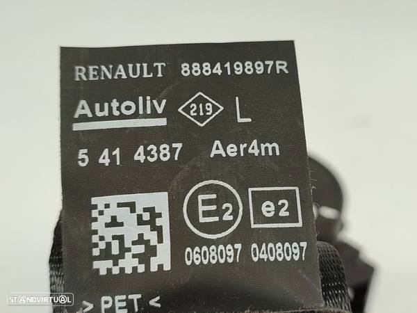 Cinto Tras Esquerdo Renault Megane Iii Hatchback (Bz0/1_) - 6