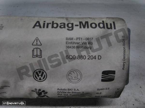 Airbag Passageiro 6q088_0204d Seat Ibiza Iii (6l1) 1.2 12v [200 - 3