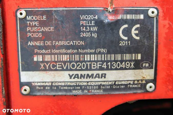 Yanmar VIO 20-4 - 22