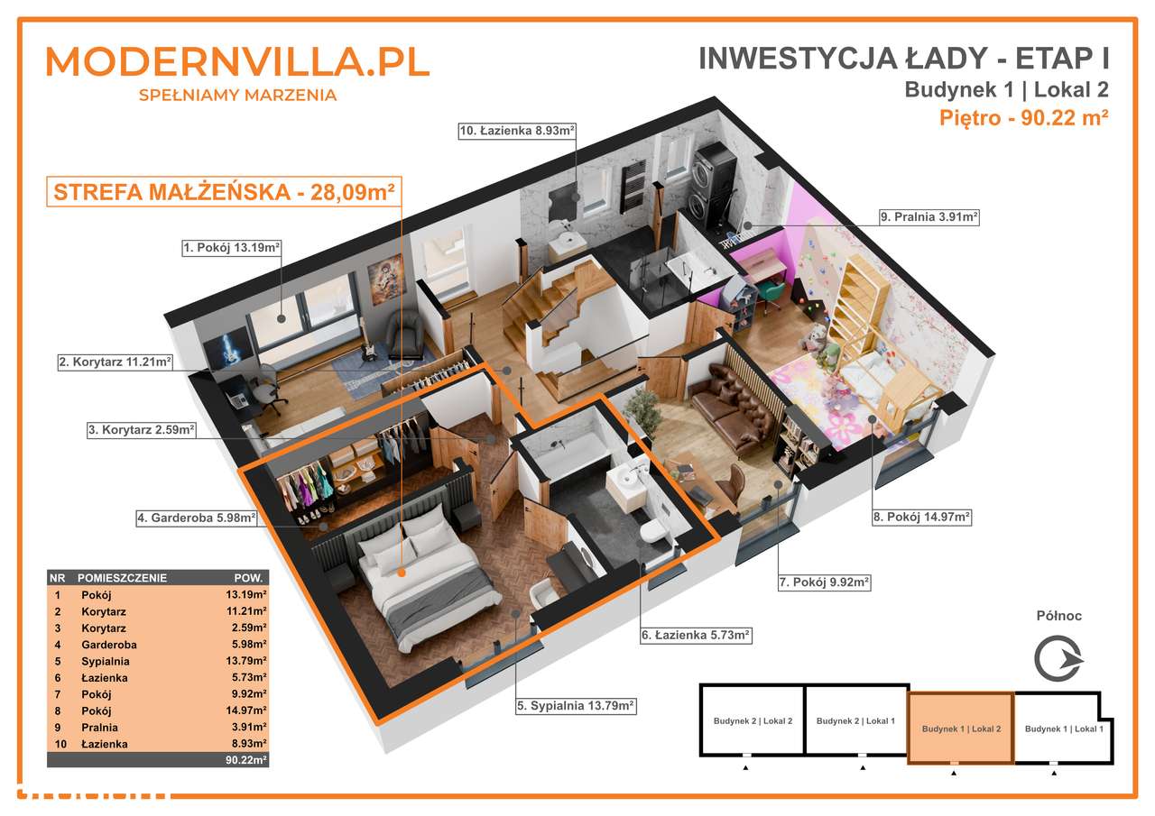 Komfortowy dom z podwójnym garażem i słonecznym ogrodem - Pełny obrazek: 4/14