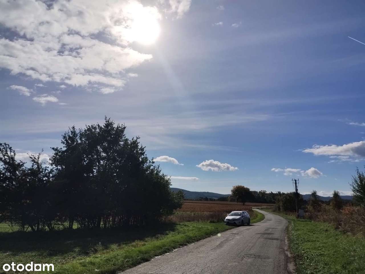 Kunów gm Sobótka, przepięknie położona działka-2