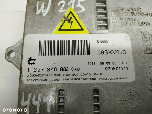 PRZETWORNICA XENON KSENON MERCEDES W215 CL SL R 230 1307329082 - 2