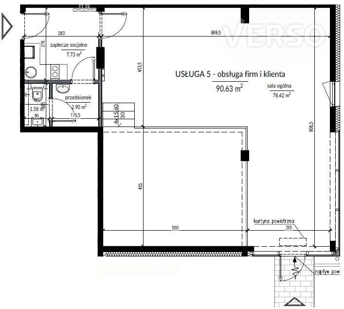 Narożny lokal pod każdą działalność 90,63 m2-5