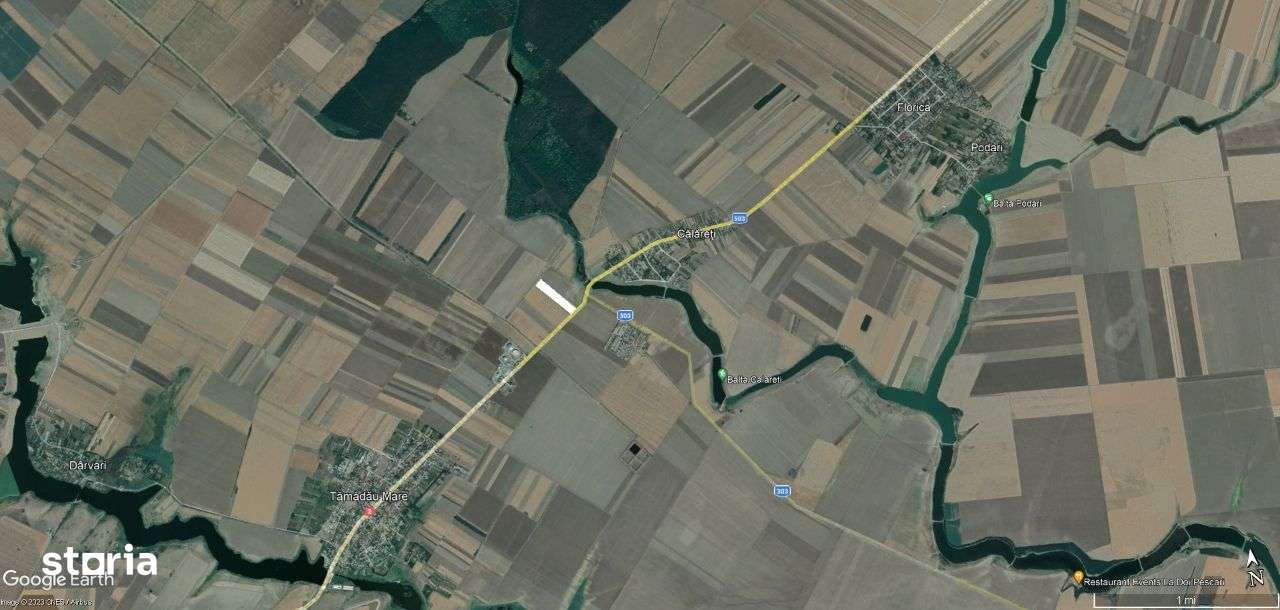 Teren Tamadau - DN3 , deschidere 50m - 2Euro/mp.-1