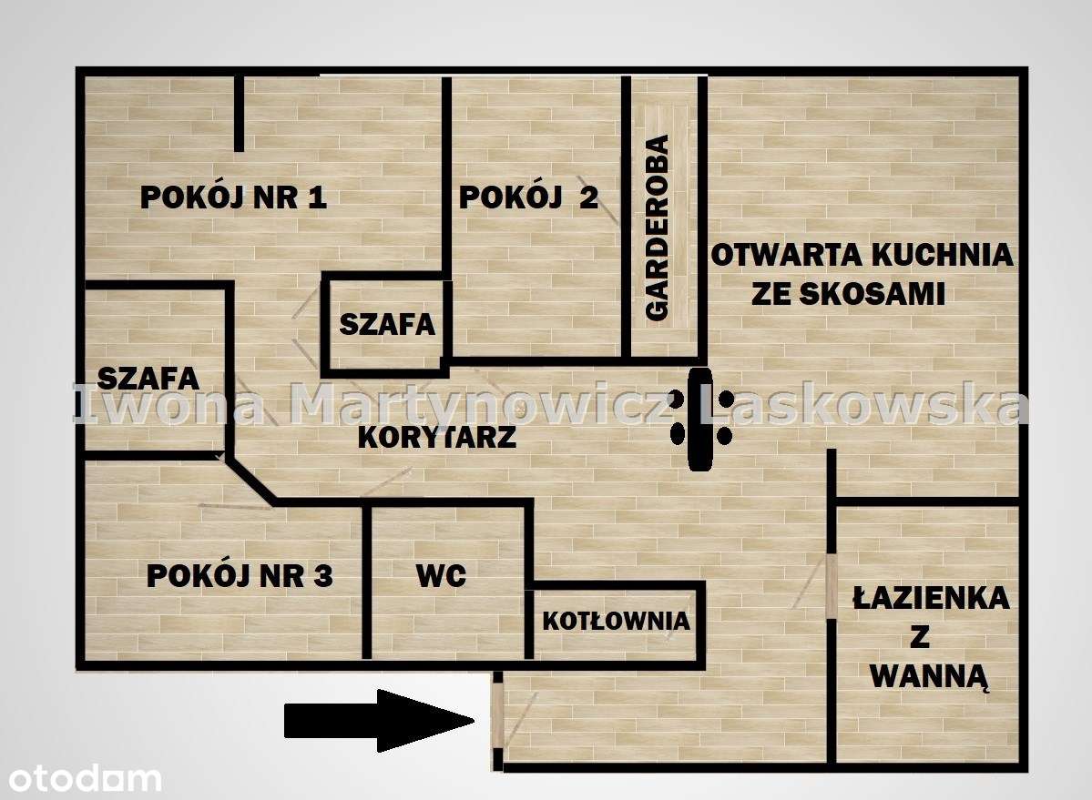 3-pokojowe mieszkanie W Kamienicy-17