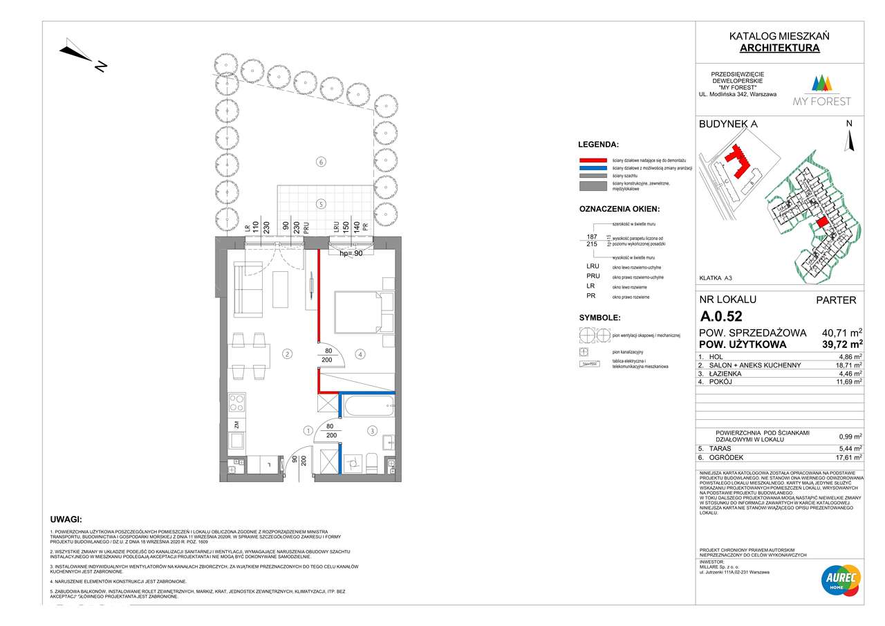 My Forest | mieszkanie 2-pok. | A.0.52 - Pełny obrazek: 2/7