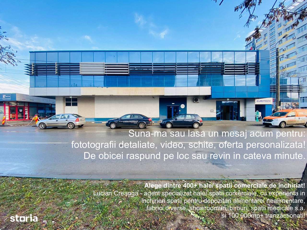 Spatii, de la 300mp la 880mp, in spate la Palas Campus - Imagine principală: 1/8