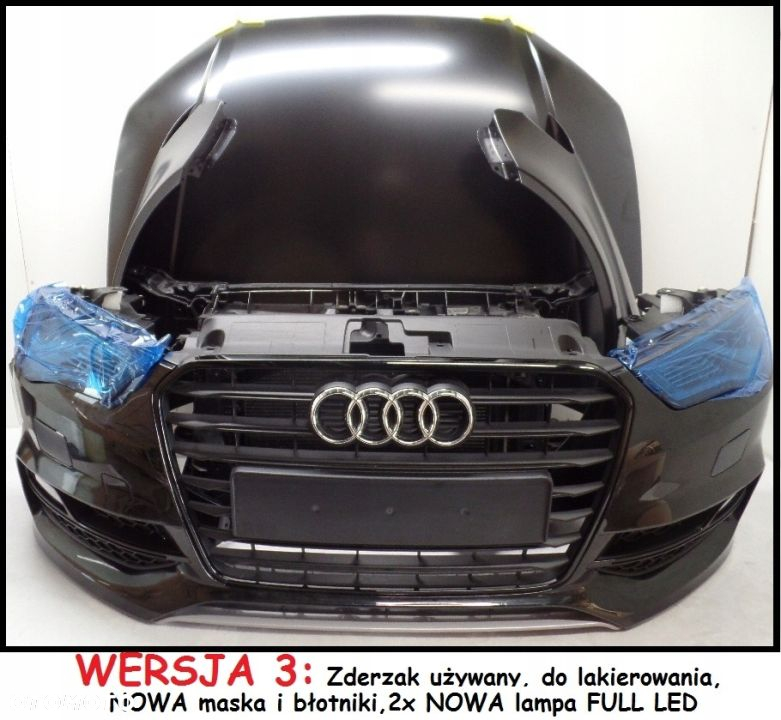 AUDI A3 8V5 SEDAN S-LINE MASKA ZDERZAK FULL LED - 4