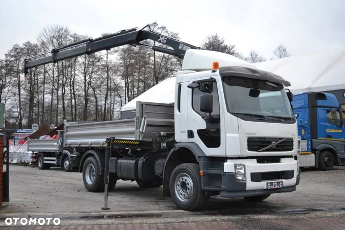 Volvo FL 240 Nowy 3-stronny WYWROT HDS Żuraw HIAB 122 Kiper Wywrotka Manual Blokada mostu - 19