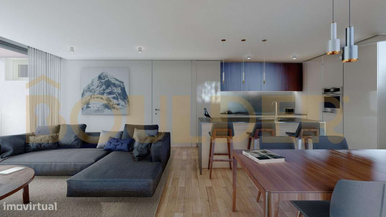 Apartamento T3 com jardim privativo em Fonte Arcada-1
