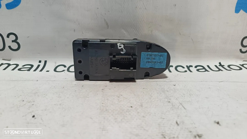 COMUTADOR VIDROS ESPELHOS BMW SERIE 1 E82 COUPE E88 CABRIO E81 6131916715701 61319167157 916715701 9167157 BOTÃO BOTÕES INTERRUPTOR SERIE 3 E92 COUPE E93 CABRIO - 4