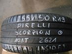 OPONA POJEDYNKA 255/50R19 PIRELLI SCORPION + SEAL DOT 2621 6.9MM - 1