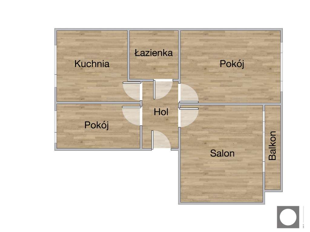 3pokoje z balkonem, w zielonym zakątku pod miastem-13